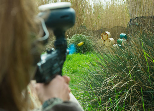 Parcours de paintball ''L'enfer du devoir'' à  Hyères