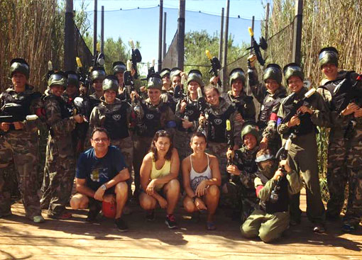 Groupe d'une entreprise en sortie cohésion