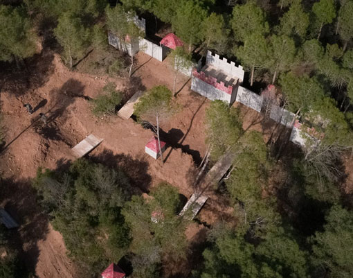 Parcours de paintball ''Apocalypse'' à  Puget-sur-argens