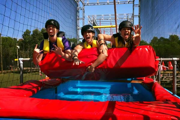 Tibo Inshape au parcours Ninja Training de Puget sur Argens