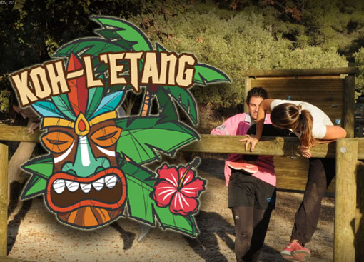 Koh l'étang Jeu d'aventure et de défis sportifs et ludiques proche de Toulon