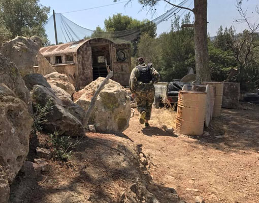 Parcour de paintball ''factory'' à  Toulon